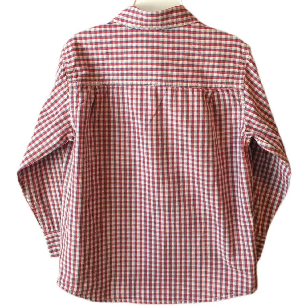 OshKosh B'Gosh Boys Patterned Long Sleeve Shirt  Size 4
